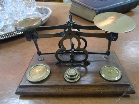 Antiques Atlas Victorian Brass Postage Scales And Weights