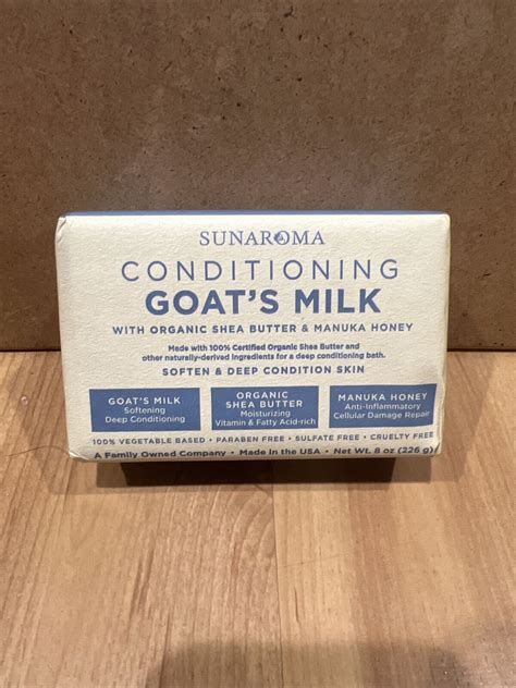 SUNAROMA Goat S Milk Nourishing Body Bar 100 Natural 8 Oz EBay