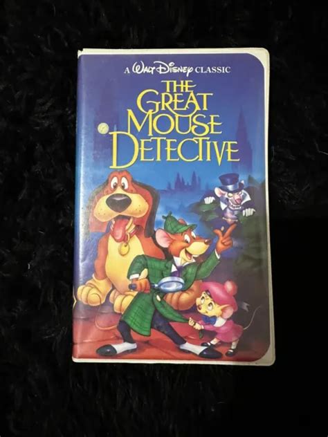 Walt Disney Classic The Great Mouse Detective Vhs Black Diamond