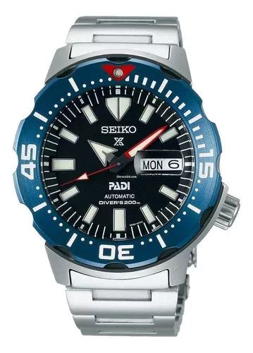 Reloj De Pulsera Seiko Prospex Japan De Cuerpo Color Plateado Para