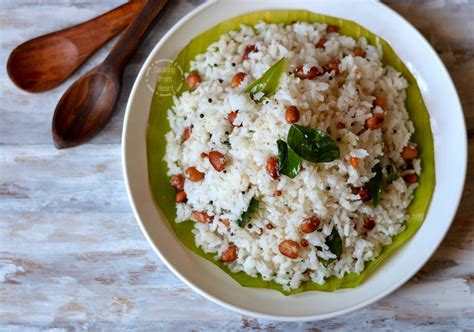 Coconut Rice Kobbari Annam Thengai Sadam Cooking From My Heart