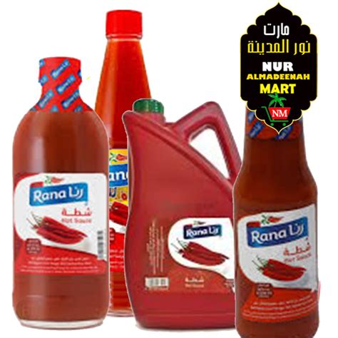 Rana Hot Sauce 88ml 180ML 474ML 5L Cooking Sauce Food Shopee Malaysia