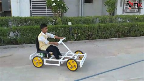 How To Make A Go Kart Electric Car Using PVC Pipe At Home Video