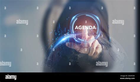 Agenda Meeting Appointment Activity Information Concept List Of