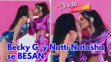 Becky G Y Natti Natasha Se Dan Apasionado Beso En Coachella YouTube