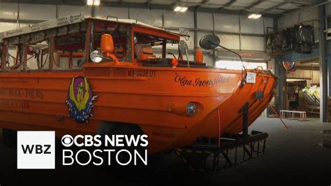 Finishing Touches Put On Duck Boats Before Celtics Victory Parade