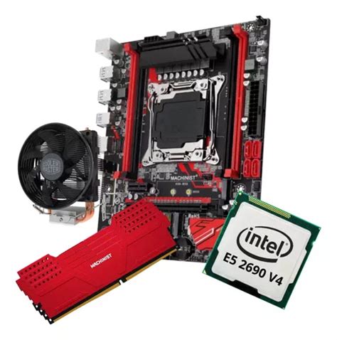 Kit Gamer Placa M E X Red Xeon E V Gb Cooler T