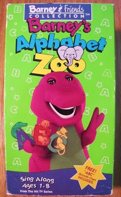 Barney Birthday Alphabet Zoo VHS