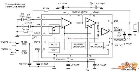 Audio Amplifier Tda8947j Circuit Diagram