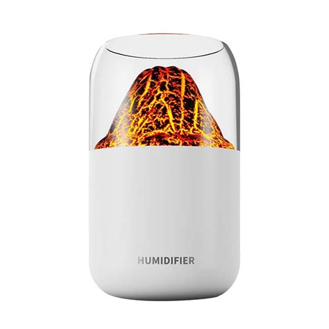 Flame Cool Mist Humidifier 300ml Air Aroma Diffuser Humidifier Flame