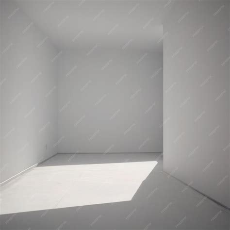 Premium AI Image | empty white room with a window empty white room with ...