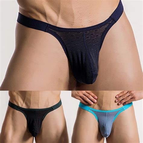 DOS EN T Slip Bikini G String Bas Montant Hommes Culotte Voir Par EUR PicClick FR