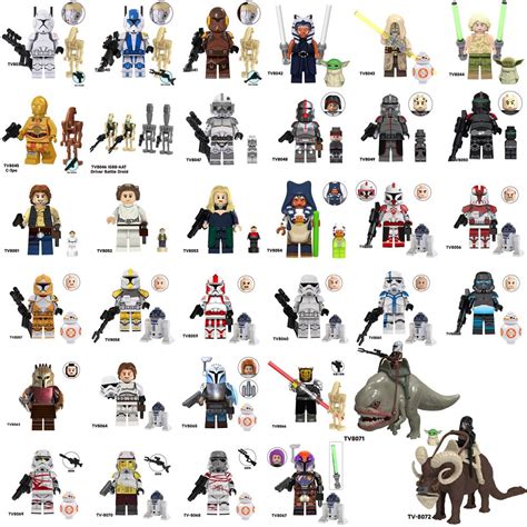 Серия Звездные войны Минифигурки блоки /штурмовик штурмовики мандалорец ...