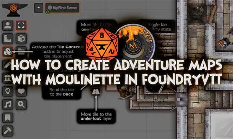 How To Create Adventure Maps With Moulinette In Foundryvtt Studio