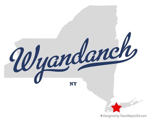 Map of Wyandanch, NY, New York