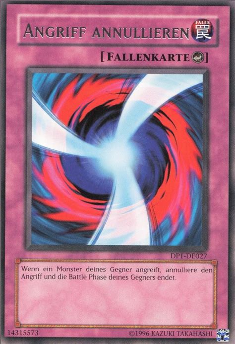 Recollectibles Sammelkarte Yugioh Karte Angriff Annullieren Deutsch Yu