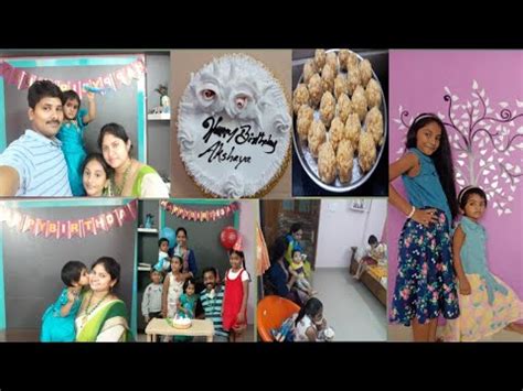 Home Made Laddu Akhil 3rd Birthday Celebration Simple Birthday Vlog