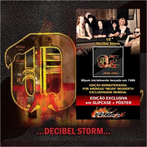 Oz Decibel Storm Cd Slipcase Poster Hellion Records