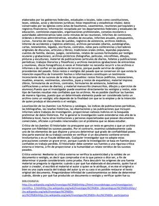 Historia DE LA INVESTIGACION PDF