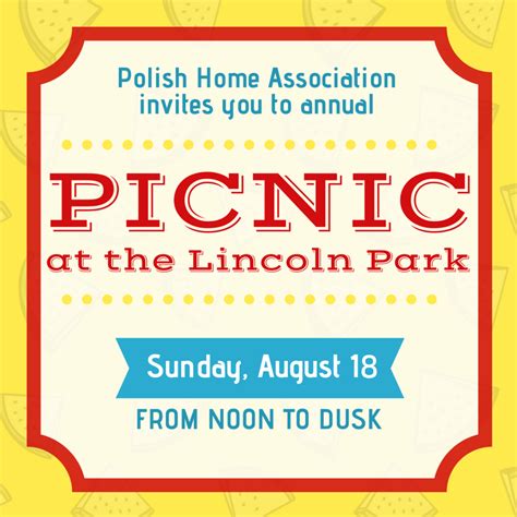 Annual Picnic at the Lincoln Park – Polish Home Association