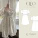 Cleo Empire Dress Pdf Sewing Pattern Size Uk Etsy