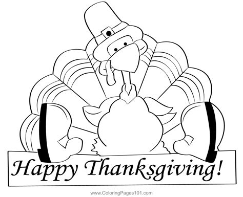 Hello Kitty Thanksgiving Coloring Pages