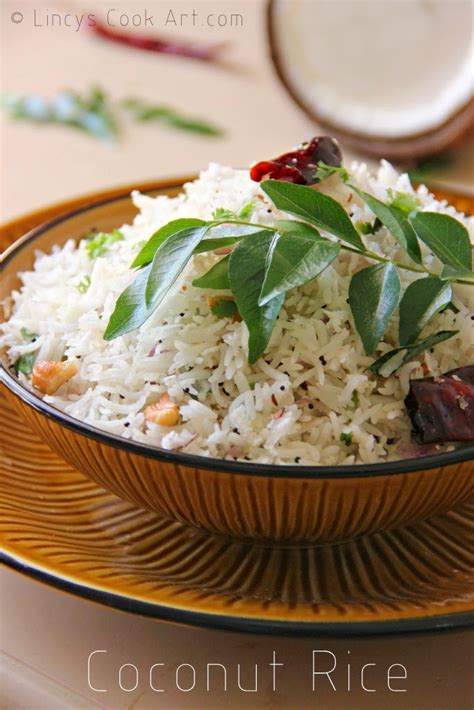 Coconut Rice Thengai Sadam ~ Lincys Cook Art