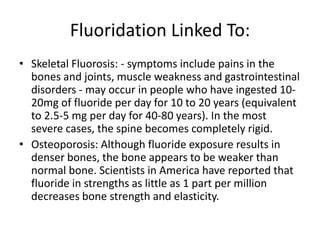 Skeletal Fluorosis - a case report | PPT