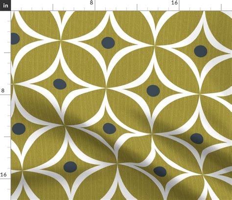 Astral Mid Century Modern Geometric Fabric Spoonflower