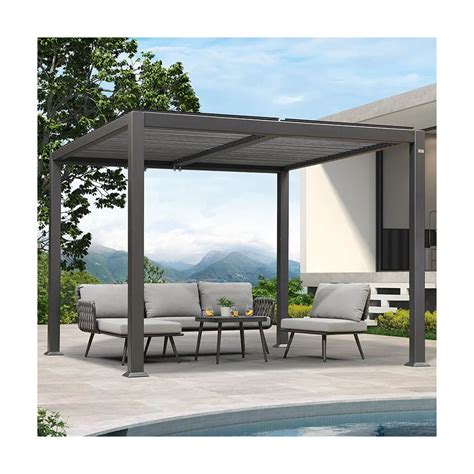 Aluminum Pergola Awnings Modern Pergola Bioclimatica Pergola Louvered