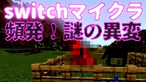 マイクラ 複数人からの報告！switchのマイクラがおかしい！：実際の映像あり Minecraft Minecraft