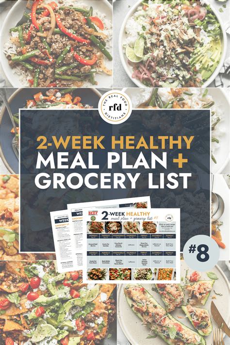 2 Week Healthy Meal Plan 8 With Grocery List