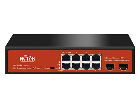 Wi Tek Wi Ps Gf Alien V V Mixed Poe Switch Cohesive Technologies