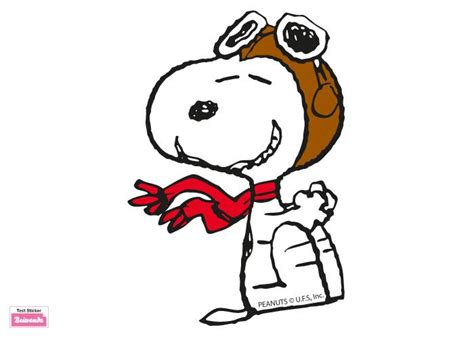 Snoopy Pilot Clip Art