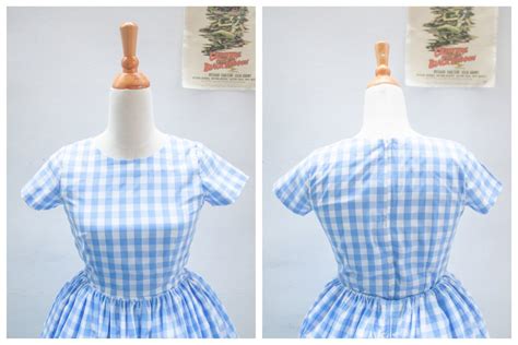 Dorothy Dress Light Blue 1/2 inch Checkered Gingham | Etsy