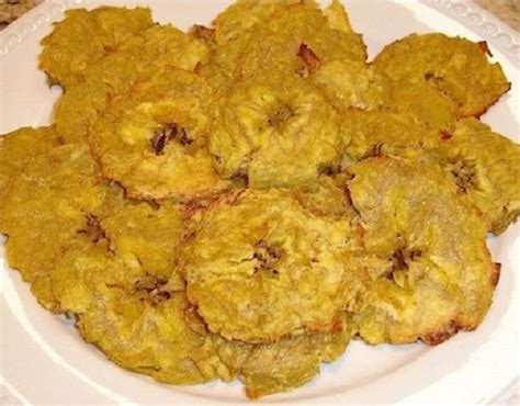 Tostones Plátano Verde Frito