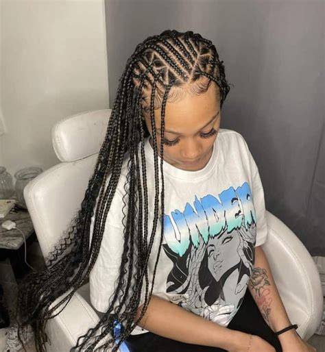 How To Flip Over Fulani Braids And 50 Flip Over Fulani Braids Hairstyles Hair Braid Designs