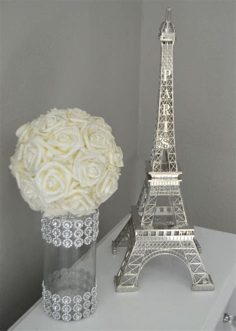 Eiffel Tower Centerpiece Parisians Theme Decor Paris Wedding Decor French Inspired