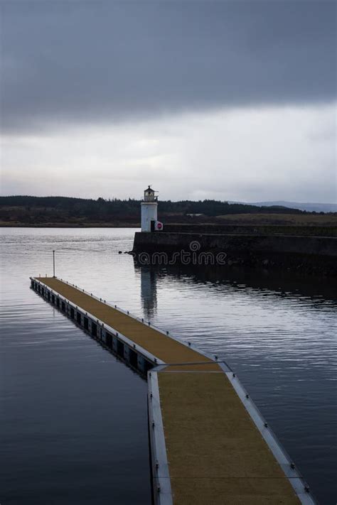 Loch Fyne Lighthouse Stock Image Image Of Marina Dock 265363357