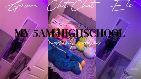 My Realistic Am High School Morning Routine Grwm Chit Chats Skin