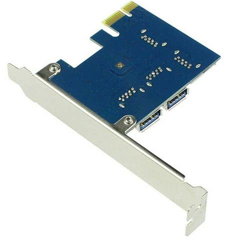 Pcie 1 To 4 Pci Express 16x Slots Riser Card Pci E 1x To External 4 Pci E Slot Ebay