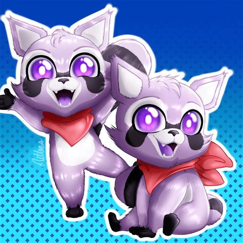 rambley  raccoon  mitfits  deviantart