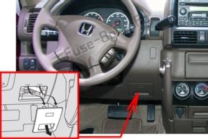 Sch Ma Pojistek A Rel Pro Honda Cr V Diagramy