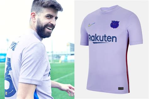 FC Barcelone Le maillot extérieur 2021 22 de Nike est sorti OFFICIEL