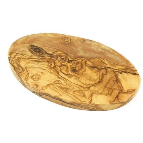 Olive Wood Breakfast Serving Board Oval Cm