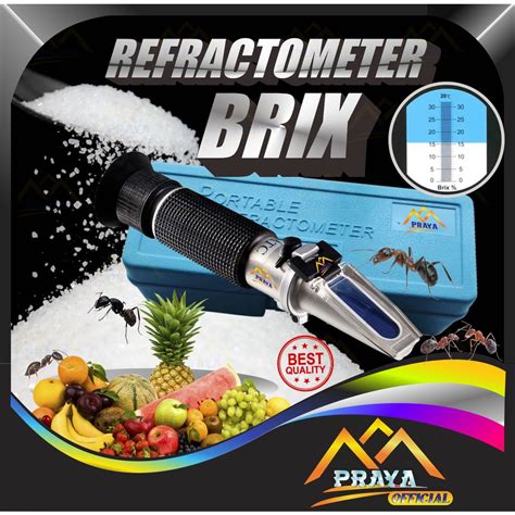 Jual Brix Refraktometer Refractometer Alat Ukur Kadar Gula Buah 0 32 0