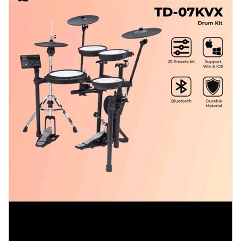 Jual Roland Digital Drum V Drum Td07 Kvx Td07kvx Td 07 Kvx Roland