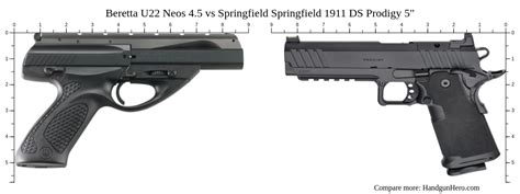 Beretta U Neos Vs Springfield Springfield Ds Prodigy Size