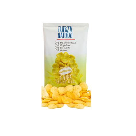 Chips Sal De Mar Sabor Mantequilla G Fuerza Natural Snackclub