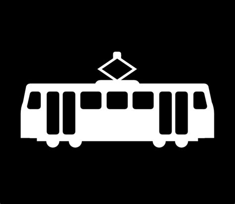 Tram White Clip Art at Clker.com - vector clip art online, royalty free ...